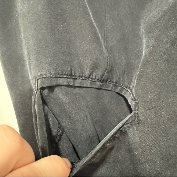 Scanlan Theodore black silk blend pants 4 - Picture 7 of 11